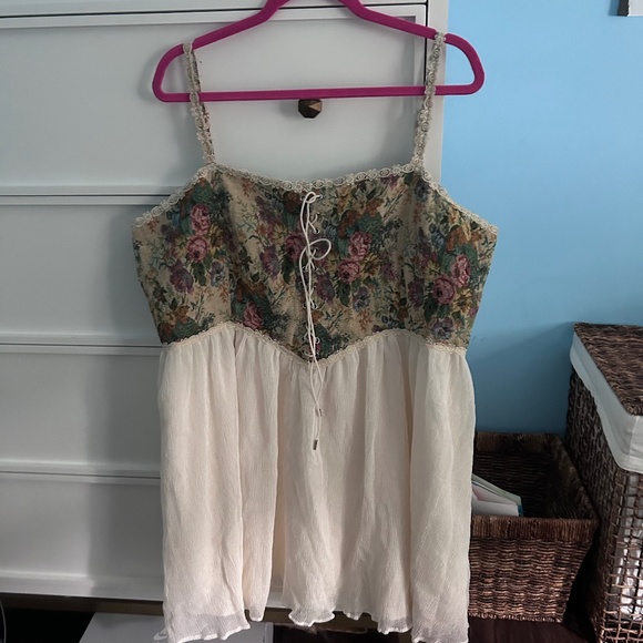 Floral Corset Mini Dress - Picture 2 of 3